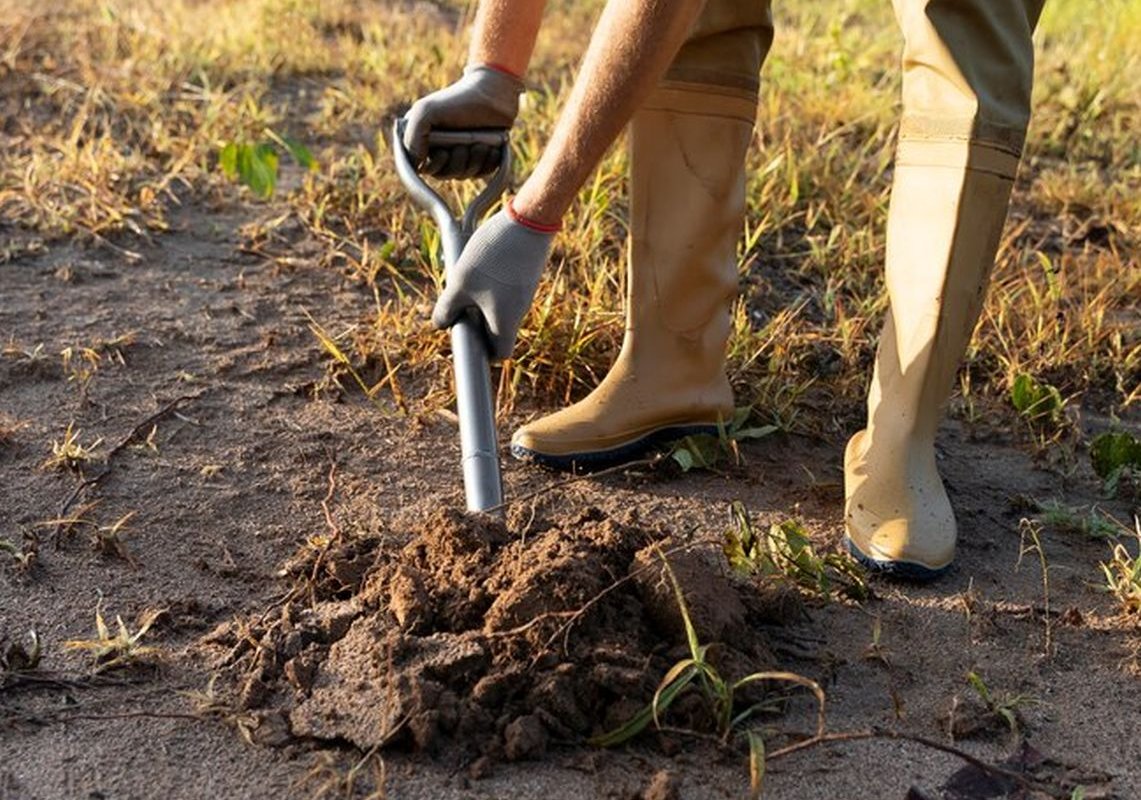 работа на участке