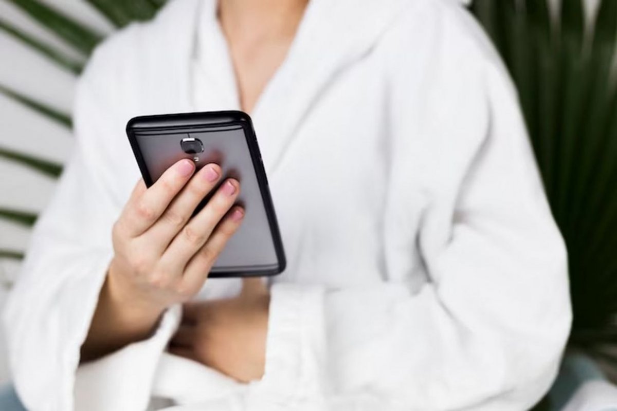 смартфон в руках