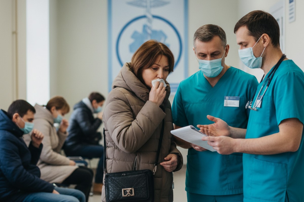 Пензенские медики отмечают рост случаев вирусных пневмоний в зимний период