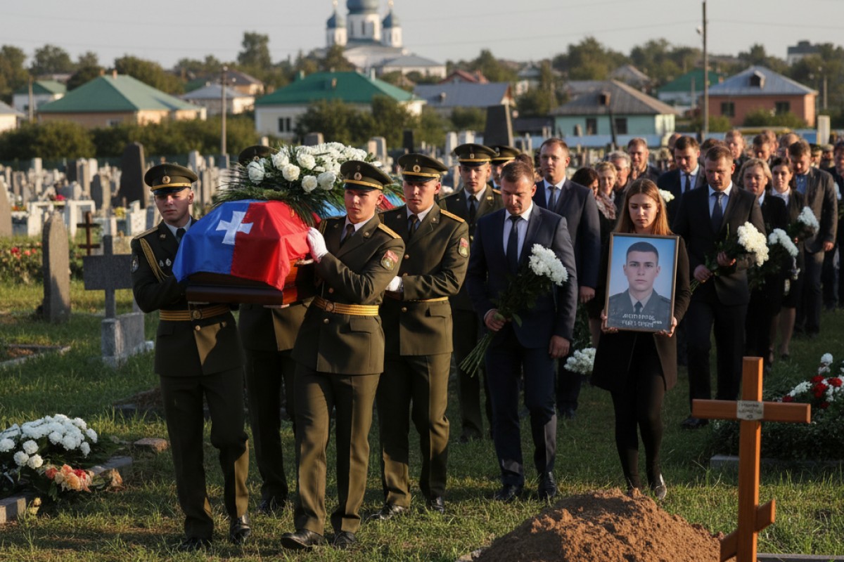 В Азове простились с военным медиком Антоном Тимченко, погибшим в зоне СВО