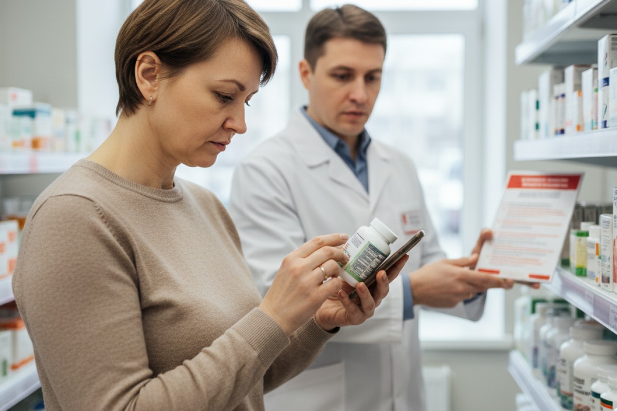 Роспотребнадзор информирует жителей Новосибирска о проверке БАД перед покупкой