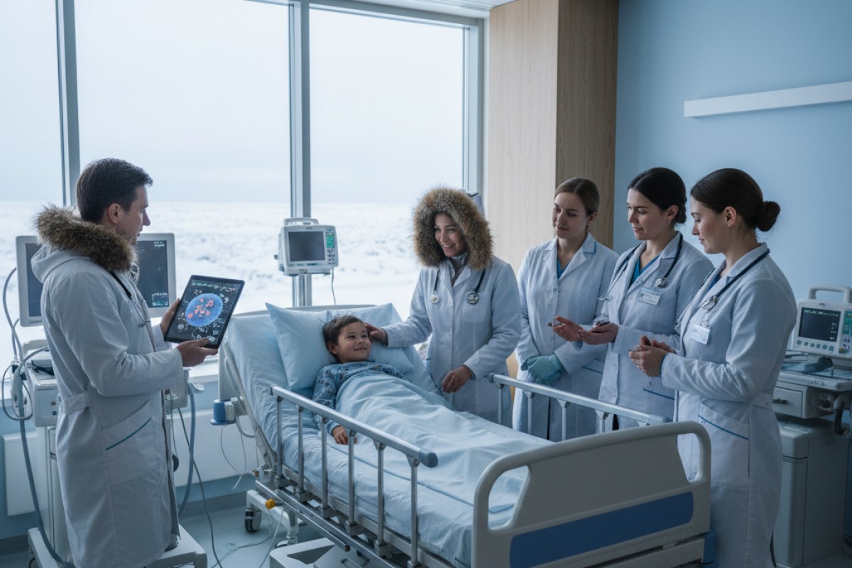 В Заполярье внедряют современные методы помощи детям с тяжелыми заболеваниями