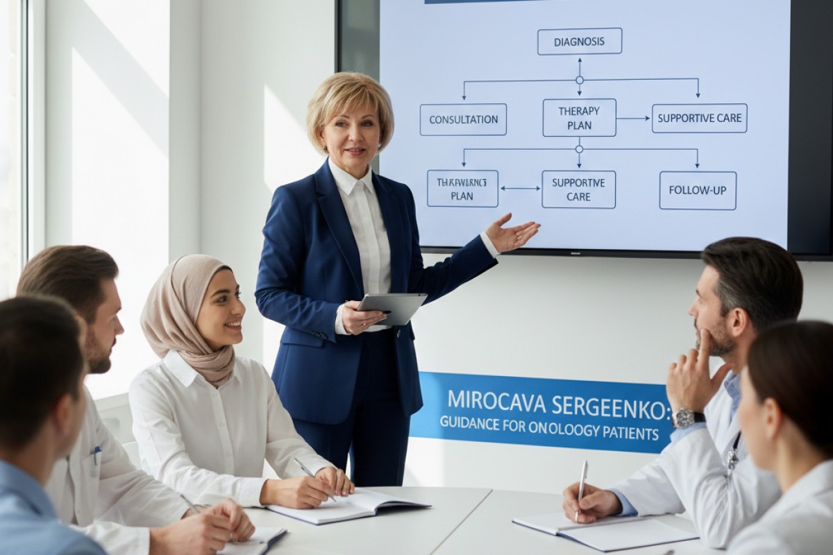 Мирослава Сергеенко рассказала о подходах при постановке онкологического диагноза
