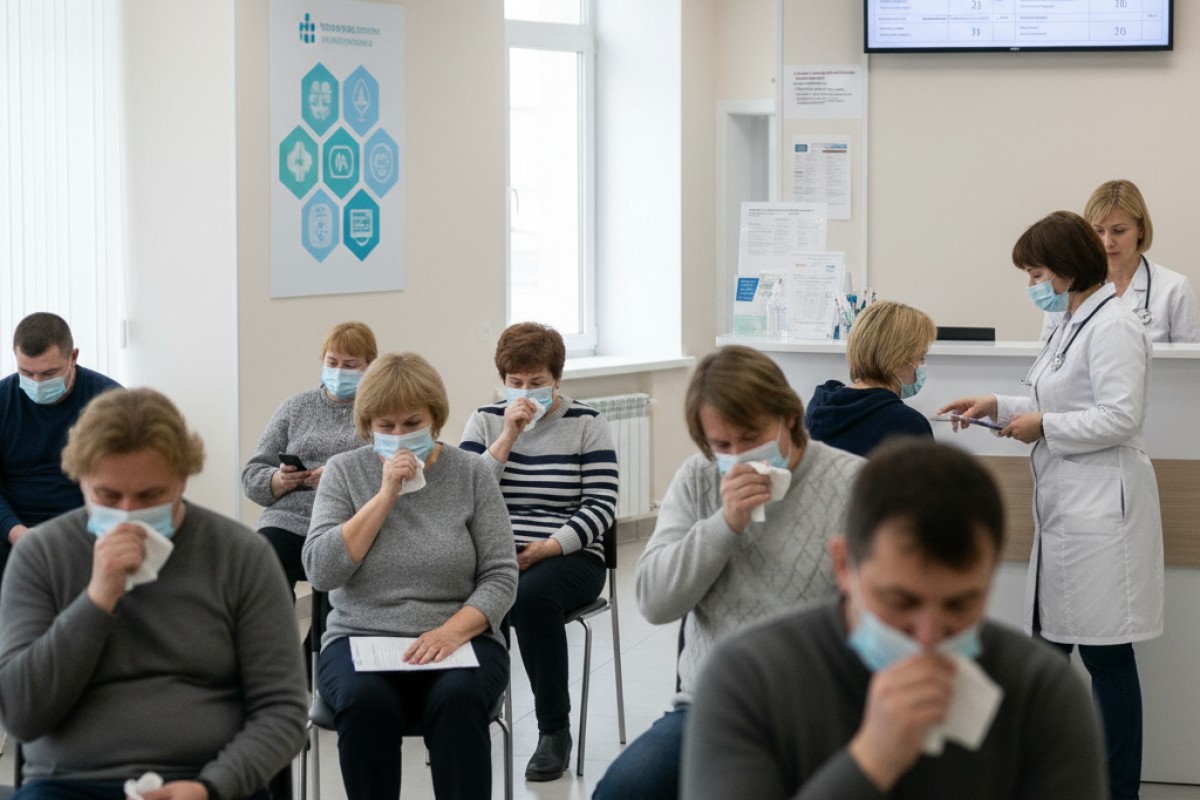 В Пензенской области за неделю зарегистрировали 62 случая гриппа А и снижение заболеваемости ОРВИ