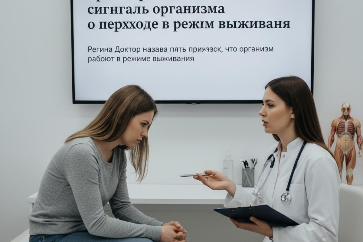 Врач из Уфы перечислила пять признаков перехода организма в режим выживания