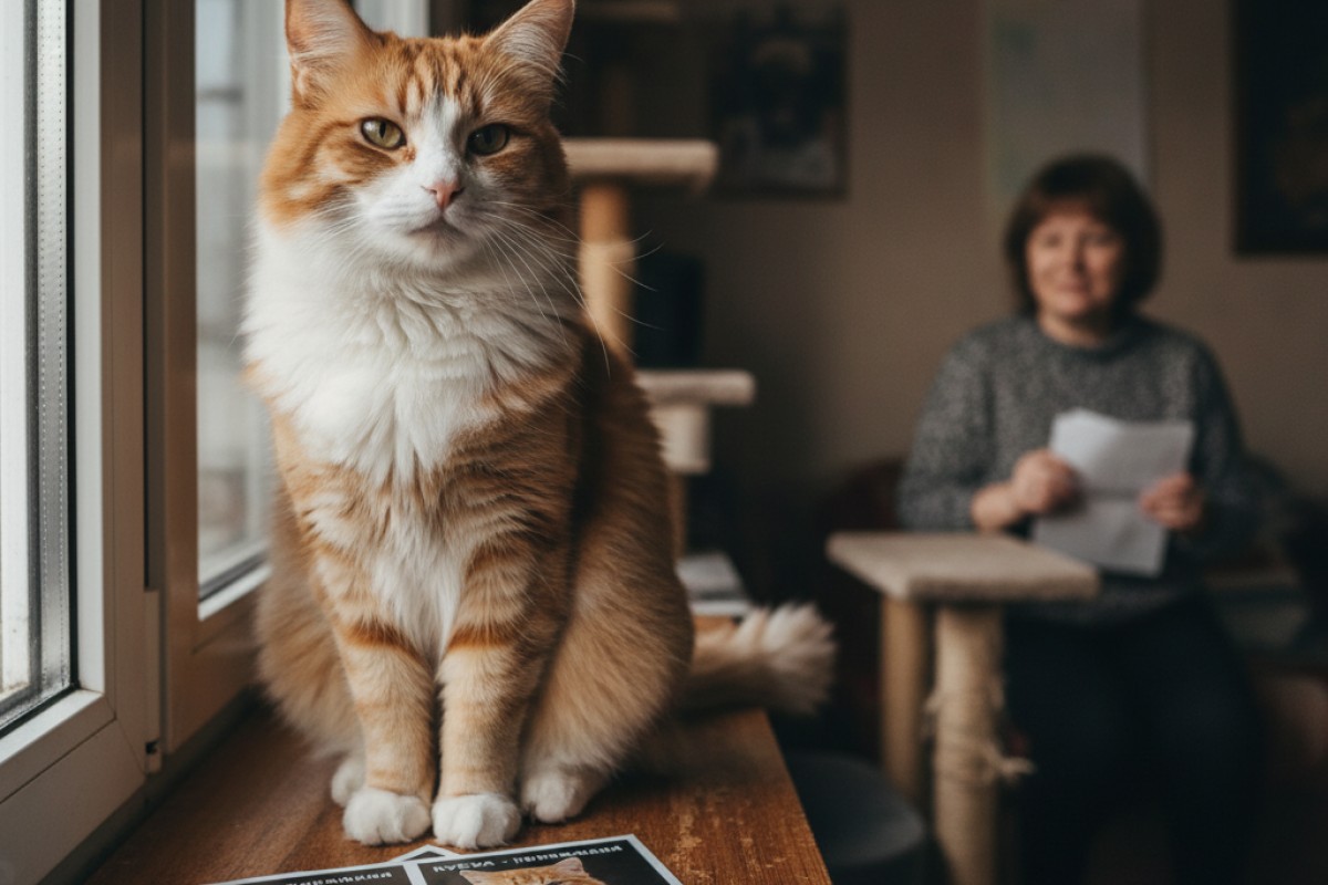 Кот Куся из пермского приюта два года ждет новых хозяев