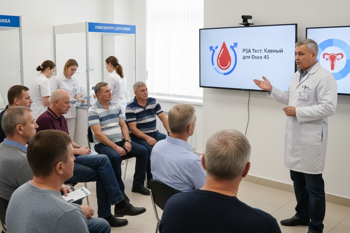 В Башкирии специалист Минздрава рассказал о ключевых анализах для мужчин старше 45 лет
