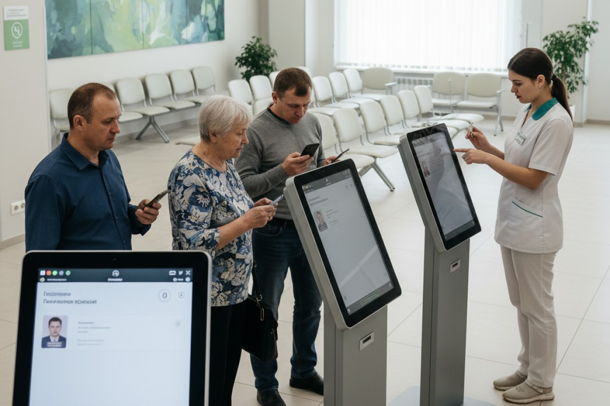 В четырех поликлиниках Читы внедрили электронные системы регистрации пациентов