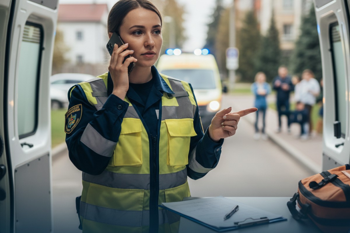 Фельдшер скорой помощи рассказала о важном порядке передачи информации при вызове