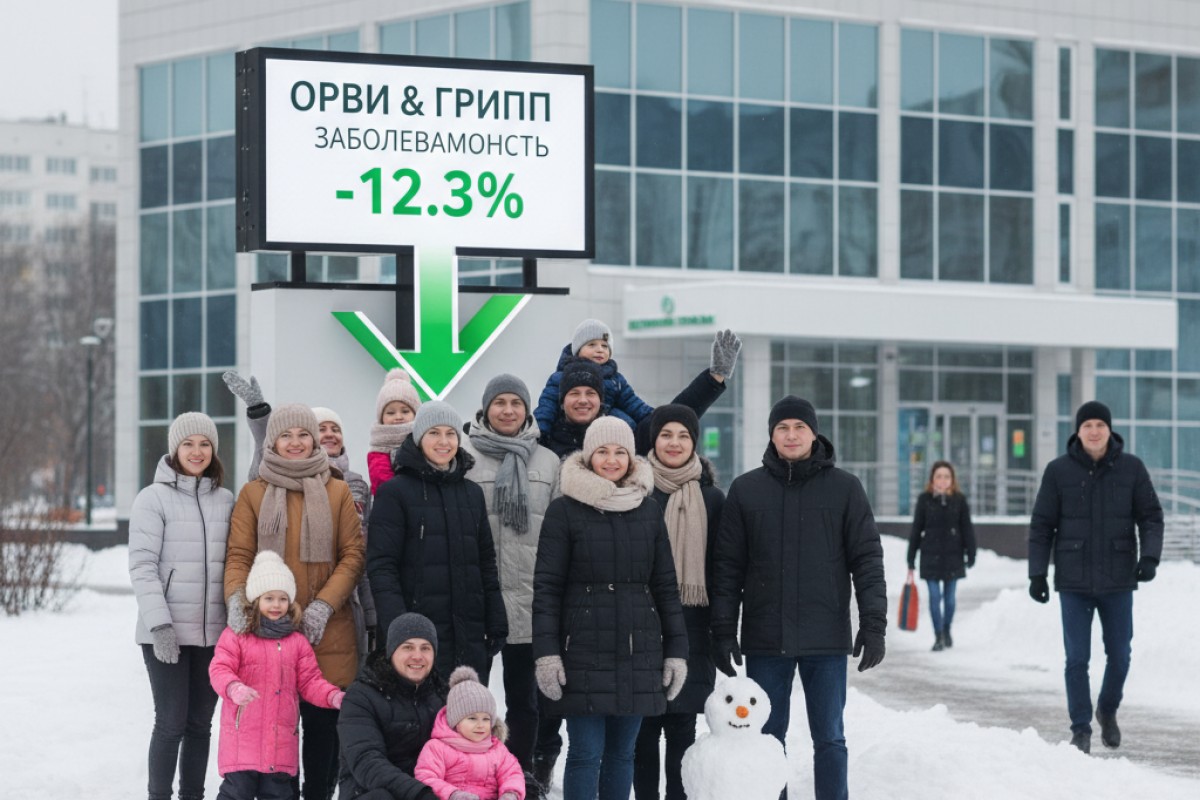 В Пермском крае отмечено снижение числа случаев гриппа и ОРВИ в конце зимы