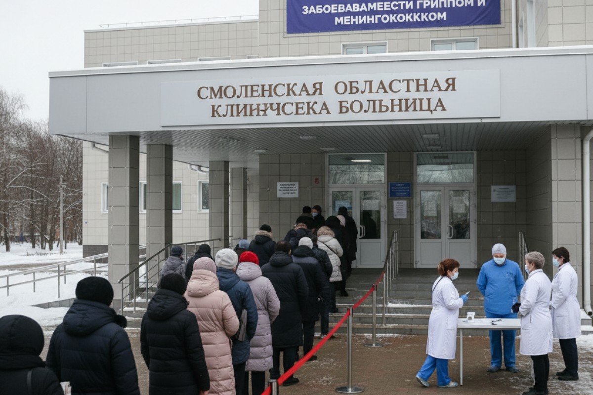 В Смоленской области зафиксирован рост инфекционных заболеваний в 2025 году